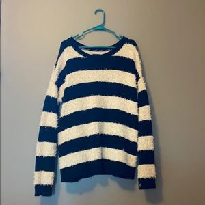 Black and white sweater